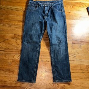 ❄️Boys Wrangler adjustable waist 16Husky blue jeans‎